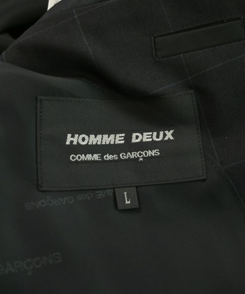 COMME des GARCONS HOMME DEUX（コムデギャルソンオムドゥ）テーラードジャケット 黒 サイズ:L メンズ/2200546954067