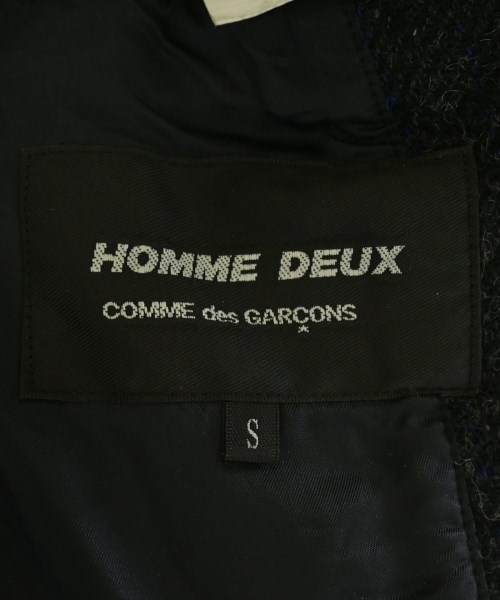 COMME des GARCONS HOMME DEUX（コムデギャルソンオムドゥ）カジュアルジャケット 黒 サイズ:S メンズ/2200547380179