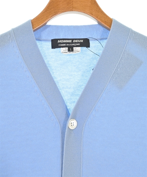 COMME des GARCONS HOMME DEUX（コムデギャルソンオムドゥ）カーディガン 青 サイズ:L メンズ/2200547880068