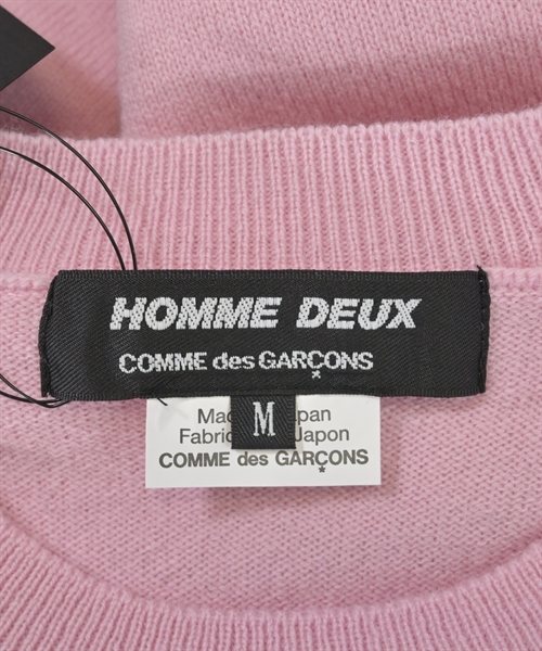 COMME des GARCONS HOMME DEUX（コムデギャルソンオムドゥ）ニット・セーター ピンク サイズ:M メンズ/2200547880075