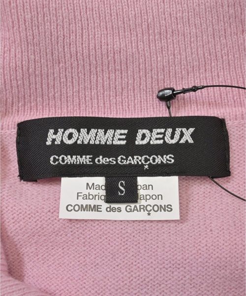 COMME des GARCONS HOMME DEUX（コムデギャルソンオムドゥ）ニット・セーター ピンク サイズ:S メンズ/2200547880082