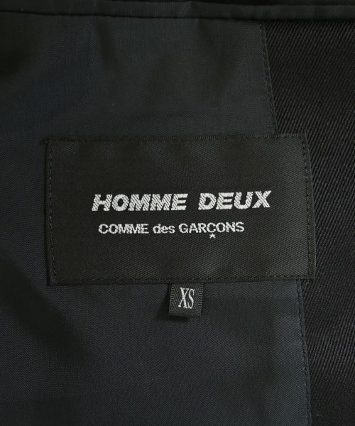 COMME des GARCONS HOMME DEUX（コムデギャルソンオムドゥ）カジュアルジャケット 黒 サイズ:XS メンズ/2200548547083