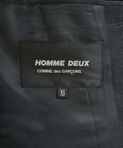COMME des GARCONS HOMME DEUX（コムデギャルソンオムドゥ）テーラードジャケット 紺 サイズ:XS メンズ/2200547910130