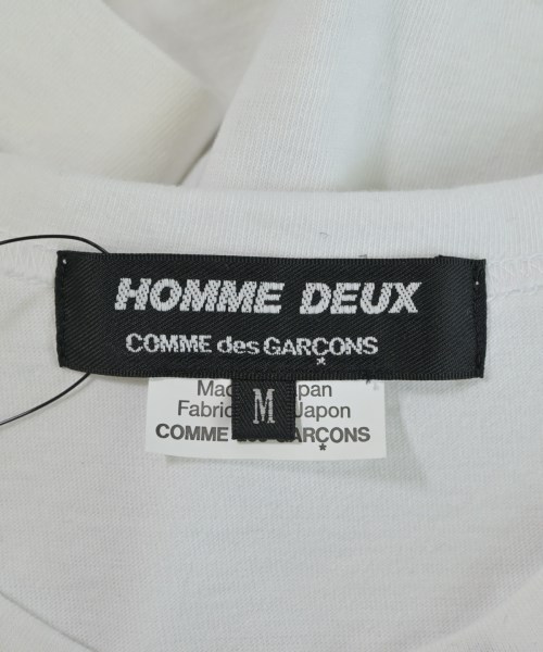 COMME des GARCONS HOMME DEUX（コムデギャルソンオムドゥ）Tシャツ・カットソー 白 サイズ:M メンズ/2200547142135