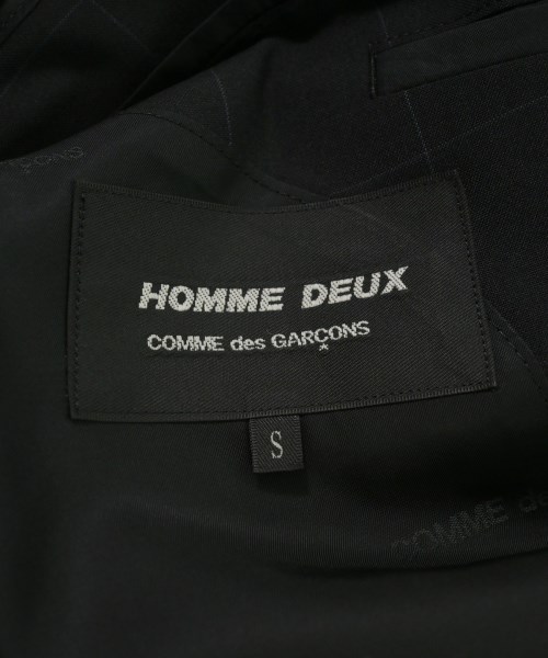 COMME des GARCONS HOMME DEUX（コムデギャルソンオムドゥ）テーラードジャケット 黒 サイズ:S メンズ/2200550067159