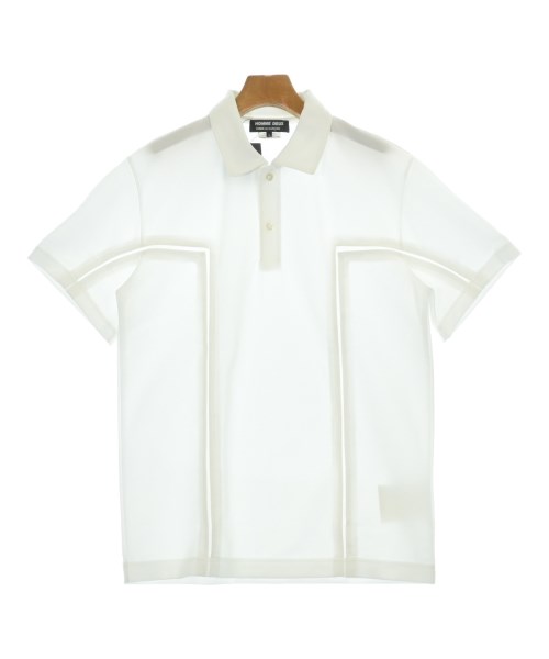 COMME des GARCONS HOMME DEUX(コムデギャルソンオムドゥ)ポロシャツ 白 サイズ:L/2200550549075