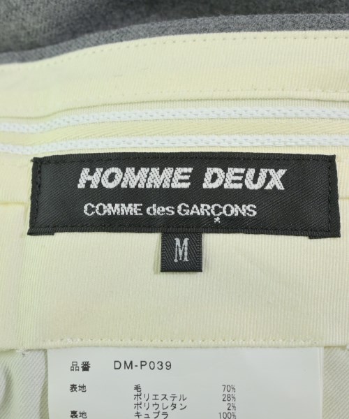 COMME des GARCONS HOMME DEUX（コムデギャルソンオムドゥ）スラックス グレー サイズ:M メンズ/2200550753182