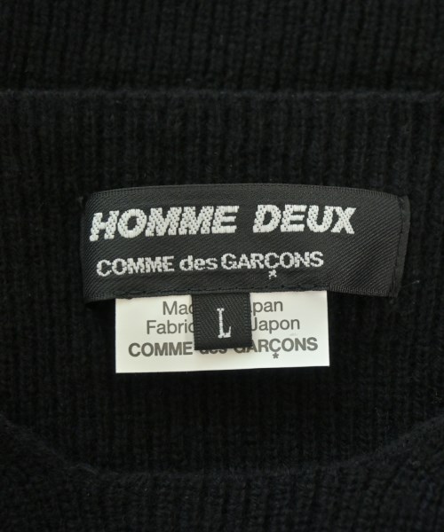COMME des GARCONS HOMME DEUX（コムデギャルソンオムドゥ）ニット・セーター 黒 サイズ:L メンズ/2200621654011