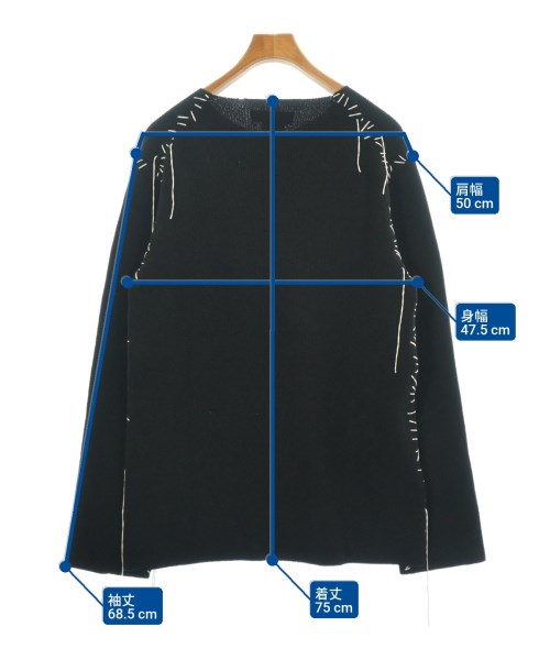 COMME des GARCONS HOMME DEUX（コムデギャルソンオムドゥ）ニット・セーター 黒 サイズ:L メンズ/2200621654011