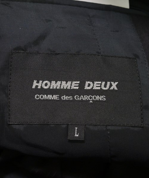 COMME des GARCONS HOMME DEUX（コムデギャルソンオムドゥ）テーラードジャケット 黒 サイズ:L メンズ/2200620869041