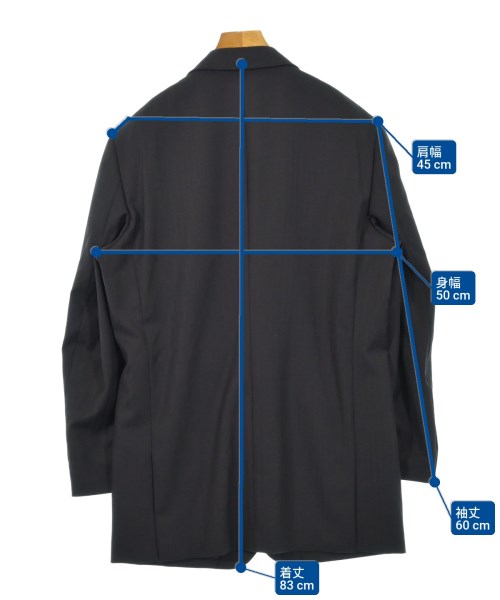 COMME des GARCONS HOMME DEUX（コムデギャルソンオムドゥ）テーラードジャケット 黒 サイズ:L メンズ/2200620869041