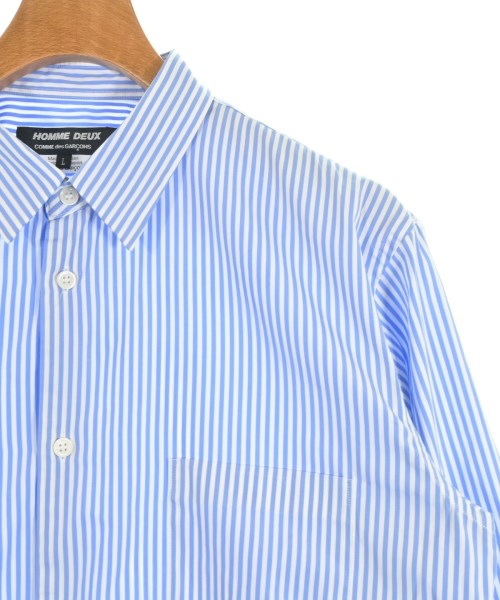 COMME des GARCONS HOMME DEUX（コムデギャルソンオムドゥ）カジュアルシャツ 青 サイズ:L メンズ/2200621971040
