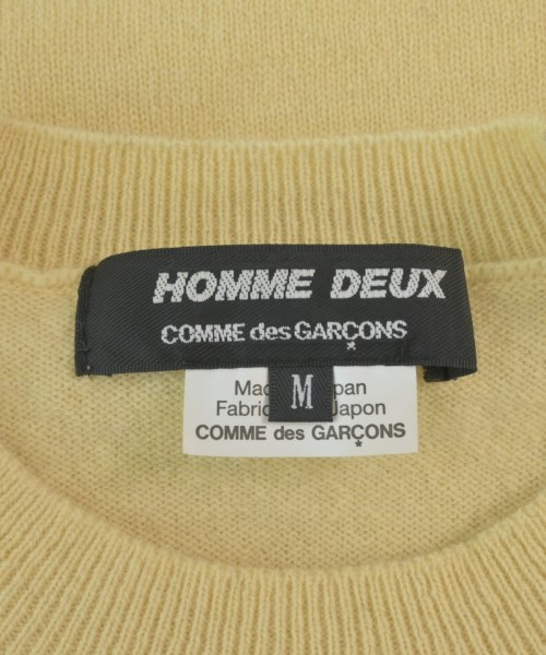 COMME des GARCONS HOMME DEUX（コムデギャルソンオムドゥ）ニット・セーター 黄 サイズ:M メンズ/2200622064024