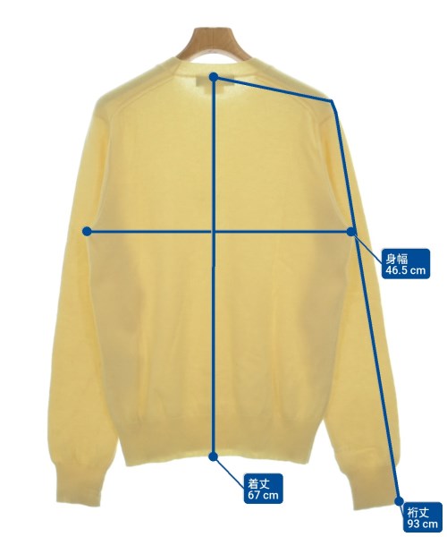 COMME des GARCONS HOMME DEUX（コムデギャルソンオムドゥ）ニット・セーター 黄 サイズ:M メンズ/2200622064024