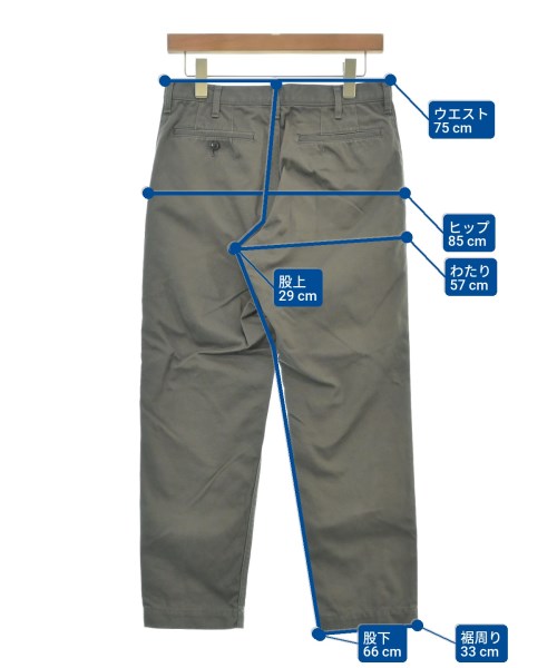 COMME des GARCONS HOMME DEUX（コムデギャルソンオムドゥ）チノパン グレー サイズ:XS メンズ/2200622214061