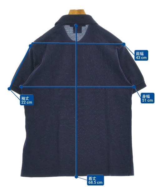 COMME des GARCONS HOMME DEUX（コムデギャルソンオムドゥ）ポロシャツ 紺 サイズ:M メンズ/2200622758084