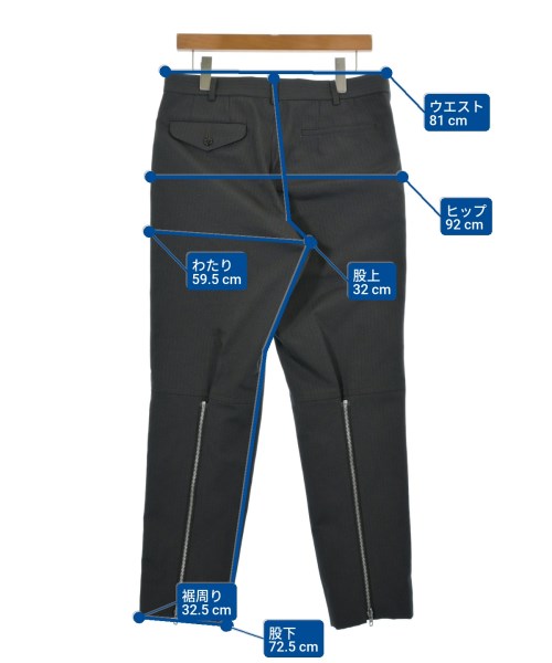 COMME des GARCONS HOMME DEUX（コムデギャルソンオムドゥ）スラックス グレー サイズ:M メンズ/2200623092019