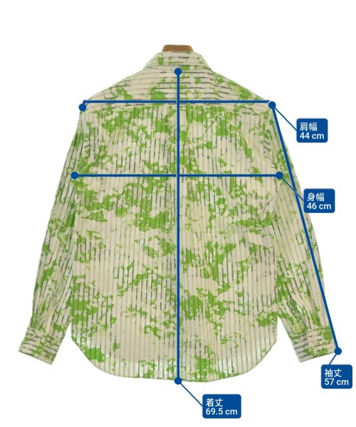 COMME des GARCONS HOMME DEUX（コムデギャルソンオムドゥ）カジュアルシャツ 白 サイズ:XS メンズ/2200623811085