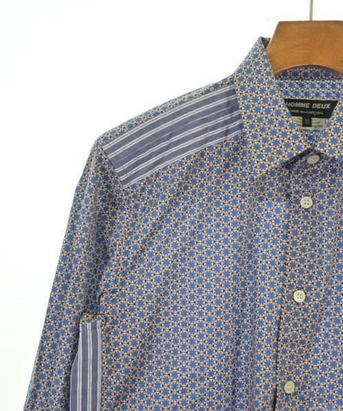 COMME des GARCONS HOMME DEUX（コムデギャルソンオムドゥ）カジュアルシャツ 青 サイズ:XS メンズ/2200623811092