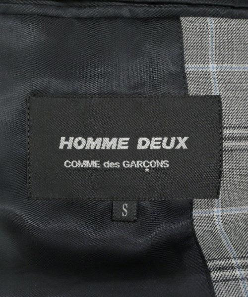 COMME des GARCONS HOMME DEUX（コムデギャルソンオムドゥ）テーラードジャケット グレー サイズ:S メンズ/2200624070023