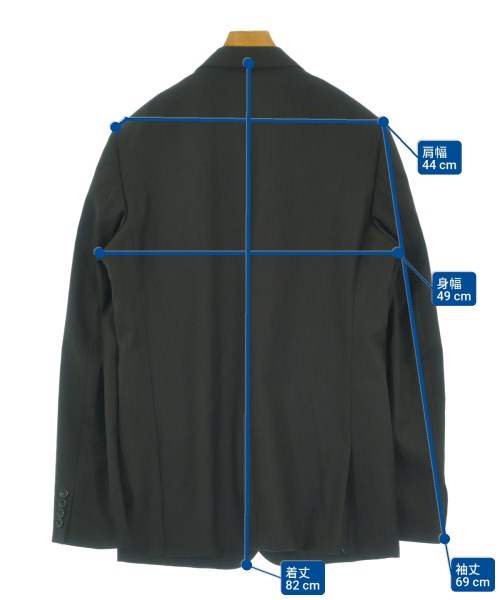 COMME des GARCONS HOMME DEUX（コムデギャルソンオムドゥ）カジュアルジャケット 黒 サイズ:L メンズ/2200624434016