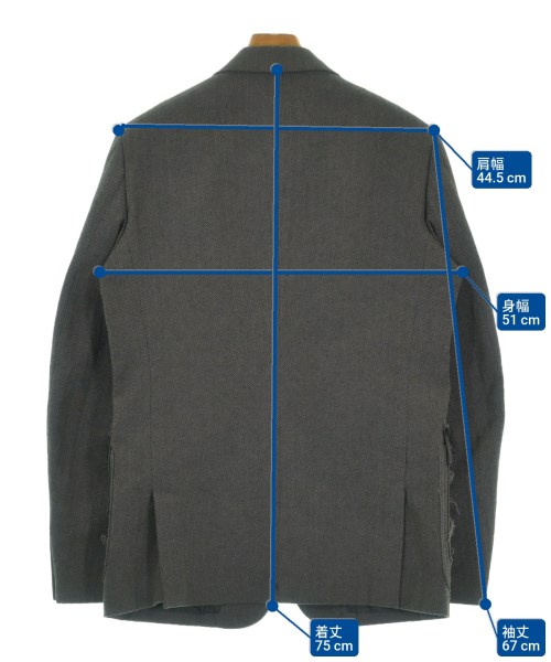 COMME des GARCONS HOMME DEUX（コムデギャルソンオムドゥ）ジャケット グレー サイズ:M メンズ/2200624467014