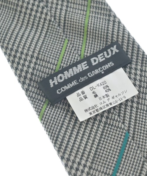 COMME des GARCONS HOMME DEUX（コムデギャルソンオムドゥ）ネクタイ グレー サイズ:- メンズ/2200624553144