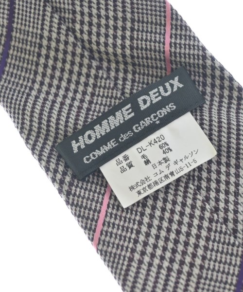 COMME des GARCONS HOMME DEUX（コムデギャルソンオムドゥ）ネクタイ 白 サイズ:- メンズ/2200624553151