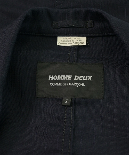 COMME des GARCONS HOMME DEUX（コムデギャルソンオムドゥ）カジュアルジャケット 紺 サイズ:S メンズ/2200624795018