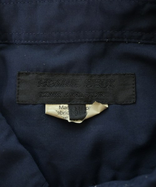 COMME des GARCONS HOMME DEUX（コムデギャルソンオムドゥ）カジュアルシャツ 紺 サイズ:M メンズ/2200625115037