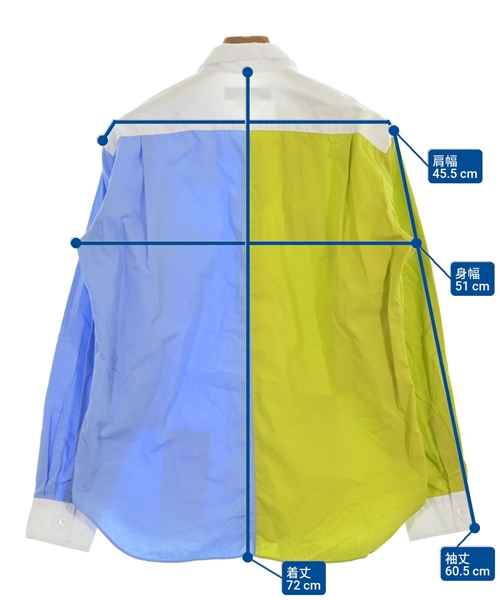 COMME des GARCONS HOMME DEUX（コムデギャルソンオムドゥ）カジュアルシャツ 緑 サイズ:M メンズ/2200625536016