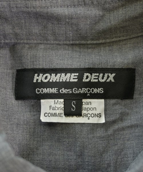 COMME des GARCONS HOMME DEUX（コムデギャルソンオムドゥ）カジュアルシャツ グレー サイズ:S メンズ/2200615338019