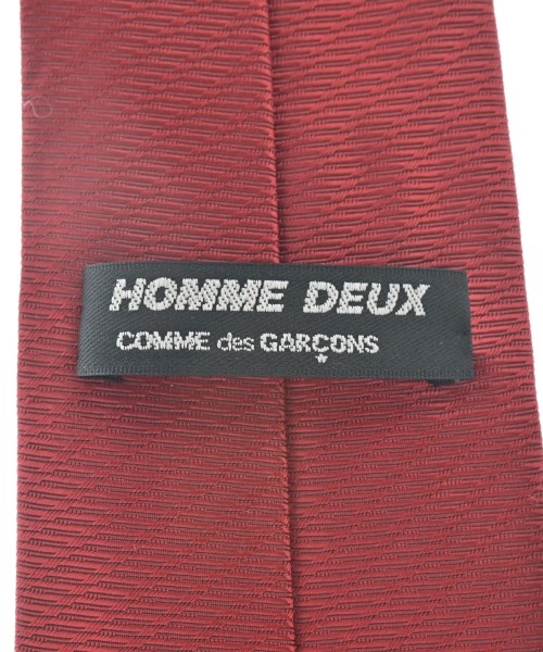 COMME des GARCONS HOMME DEUX（コムデギャルソンオムドゥ）ネクタイ 赤 サイズ:- メンズ/2200625307135