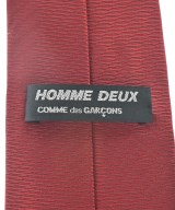 COMME des GARCONS HOMME DEUX（コムデギャルソンオムドゥ）ネクタイ 赤 サイズ:- メンズ/2200625307135