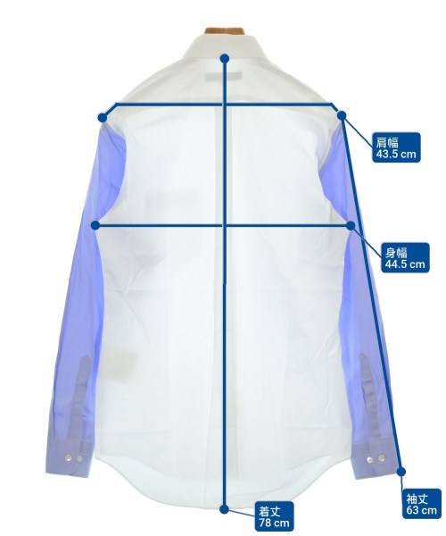 COMME des GARCONS HOMME DEUX（コムデギャルソンオムドゥ）カジュアルシャツ 白 サイズ:S メンズ/2200626133115