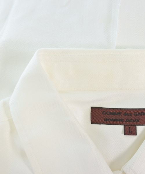 COMME des GARCONS HOMME DEUX（コムデギャルソンオムドゥ）カジュアルシャツ 白 サイズ:L メンズ/2200626133146