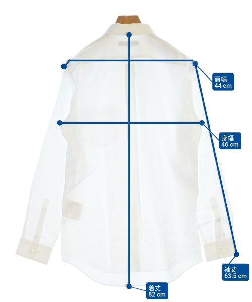 COMME des GARCONS HOMME DEUX（コムデギャルソンオムドゥ）カジュアルシャツ 白 サイズ:L メンズ/2200626133146