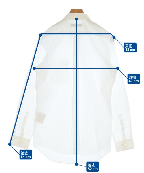 COMME des GARCONS HOMME DEUX（コムデギャルソンオムドゥ）カジュアルシャツ 白 サイズ:M メンズ/2200626133153