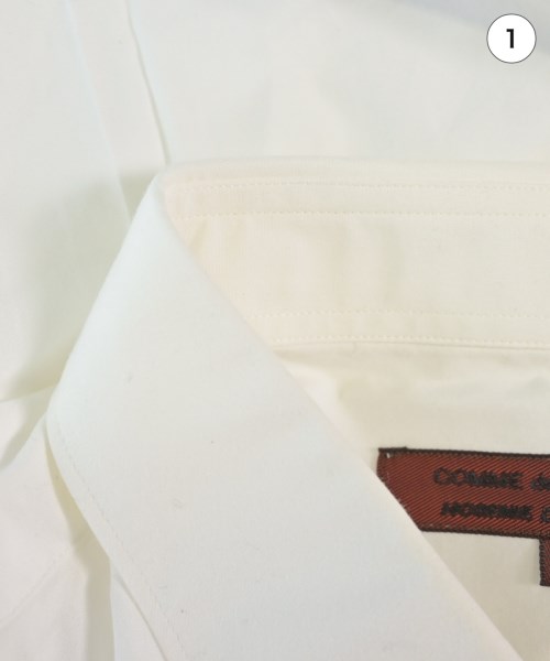 COMME des GARCONS HOMME DEUX（コムデギャルソンオムドゥ）カジュアルシャツ 白 サイズ:M メンズ/2200626133153