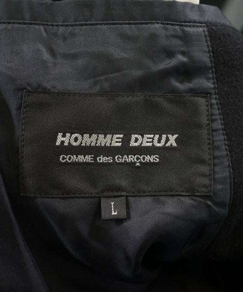 COMME des GARCONS HOMME DEUX（コムデギャルソンオムドゥ）チェスターコート 黒 サイズ:L メンズ/2200628851017