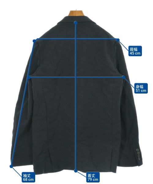 COMME des GARCONS HOMME DEUX（コムデギャルソンオムドゥ）テーラードジャケット 紺 サイズ:M メンズ/2200628859075