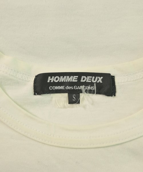 COMME des GARCONS HOMME DEUX（コムデギャルソンオムドゥ）Tシャツ・カットソー 白 サイズ:S メンズ/2200629071025