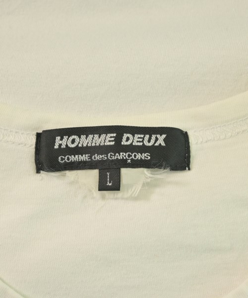COMME des GARCONS HOMME DEUX（コムデギャルソンオムドゥ）Tシャツ・カットソー 白 サイズ:L メンズ/2200629071032