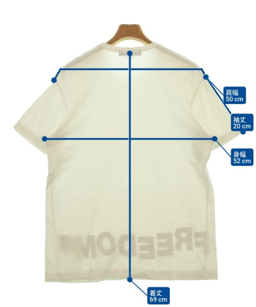 COMME des GARCONS HOMME DEUX（コムデギャルソンオムドゥ）Tシャツ・カットソー 白 サイズ:L メンズ/2200629071032