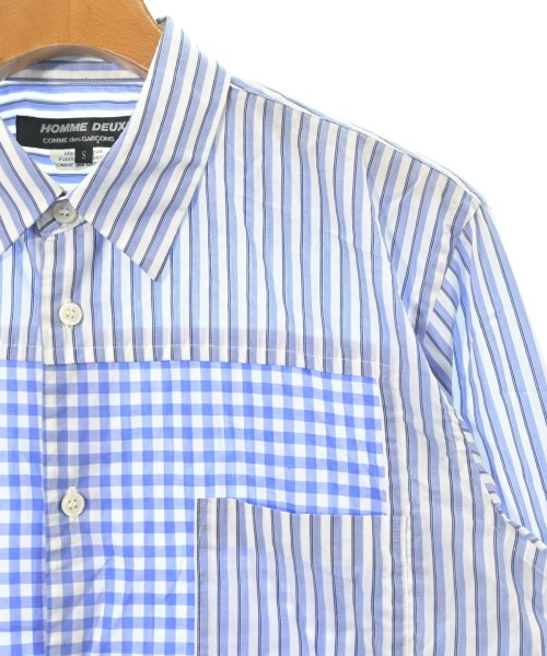 COMME des GARCONS HOMME DEUX（コムデギャルソンオムドゥ）カジュアルシャツ 青 サイズ:S メンズ/2200630340035