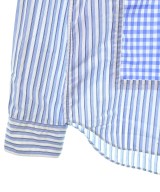 COMME des GARCONS HOMME DEUX（コムデギャルソンオムドゥ）カジュアルシャツ 青 サイズ:S メンズ/2200630340035