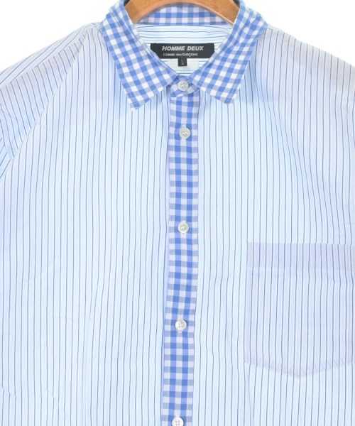 COMME des GARCONS HOMME DEUX（コムデギャルソンオムドゥ）カジュアルシャツ 青 サイズ:L メンズ/2200630418031