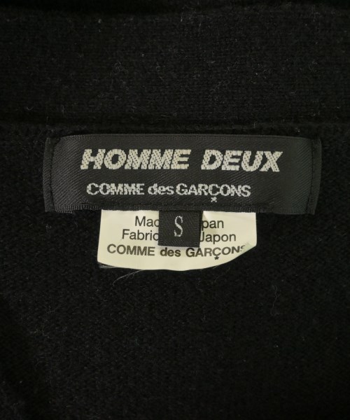 COMME des GARCONS HOMME DEUX（コムデギャルソンオムドゥ）カーディガン 黒 サイズ:S メンズ/2200631310037