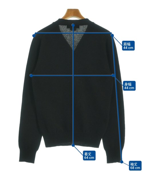 COMME des GARCONS HOMME DEUX（コムデギャルソンオムドゥ）カーディガン 黒 サイズ:S メンズ/2200631310037