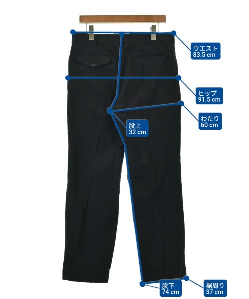 COMME des GARCONS HOMME DEUX（コムデギャルソンオムドゥ）スラックス 紺 サイズ:L メンズ/2200632099115